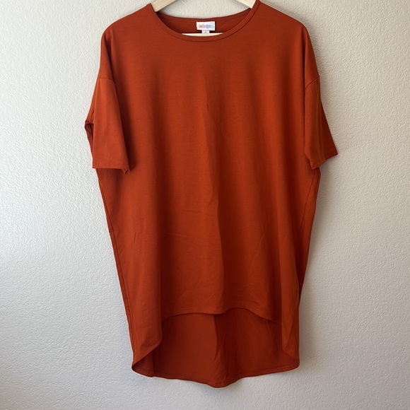 Lularoe Oversized Tee Shirt Orange size Small - Picture 5 of 6